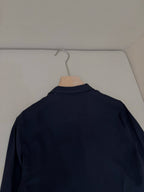 Brown Cotton Camp Collar Long-Sleeve - Men's
