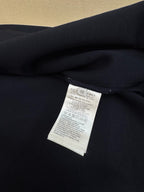 Cream Knit Contrast Panel Blouson - Men's