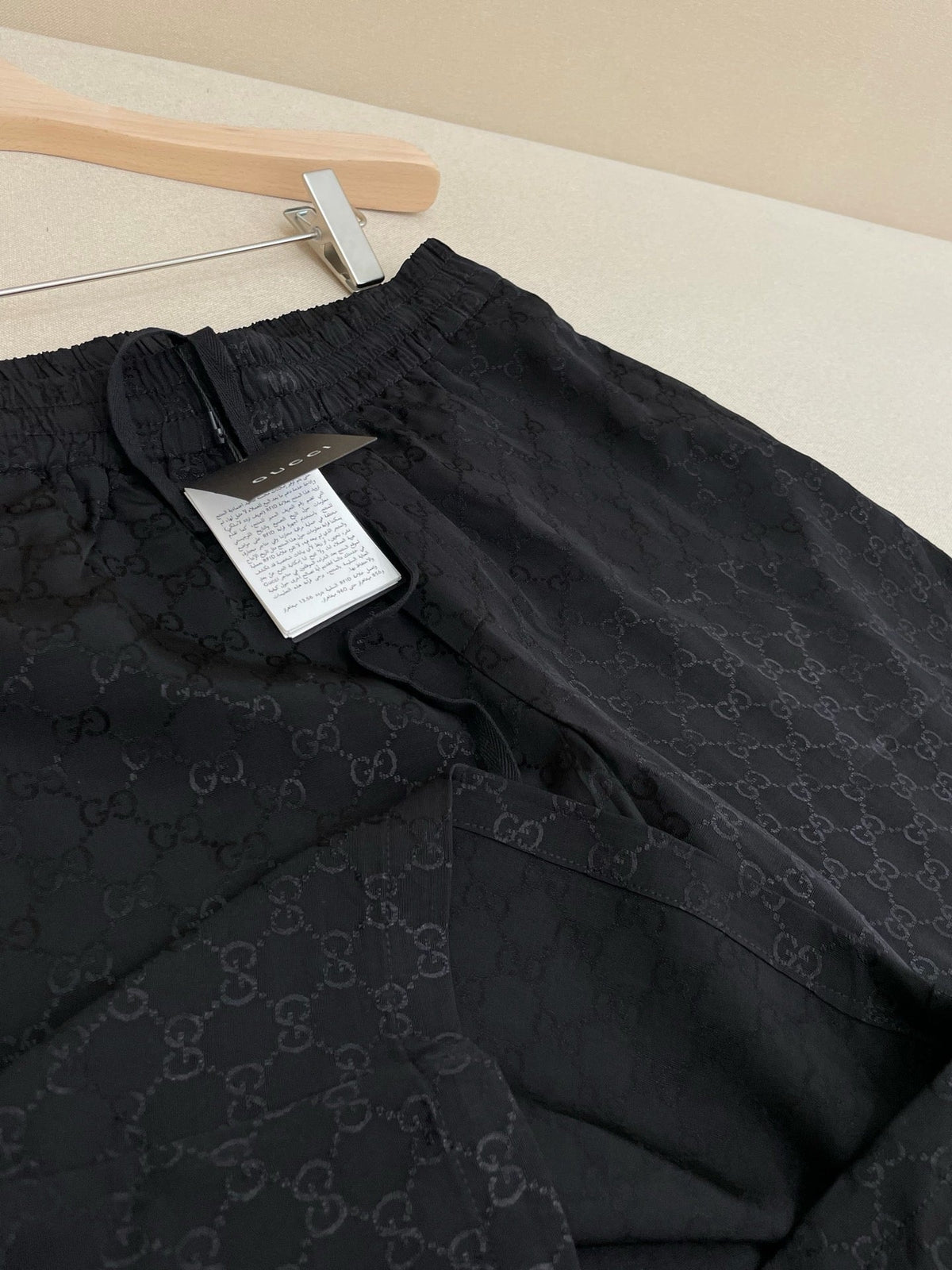 Navy Cotton Jacquard Drawstring - Men's