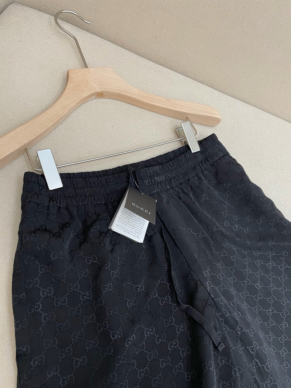 Navy Cotton Jacquard Drawstring - Men's