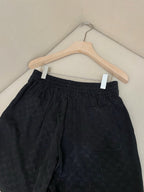 Navy Cotton Jacquard Drawstring - Men's
