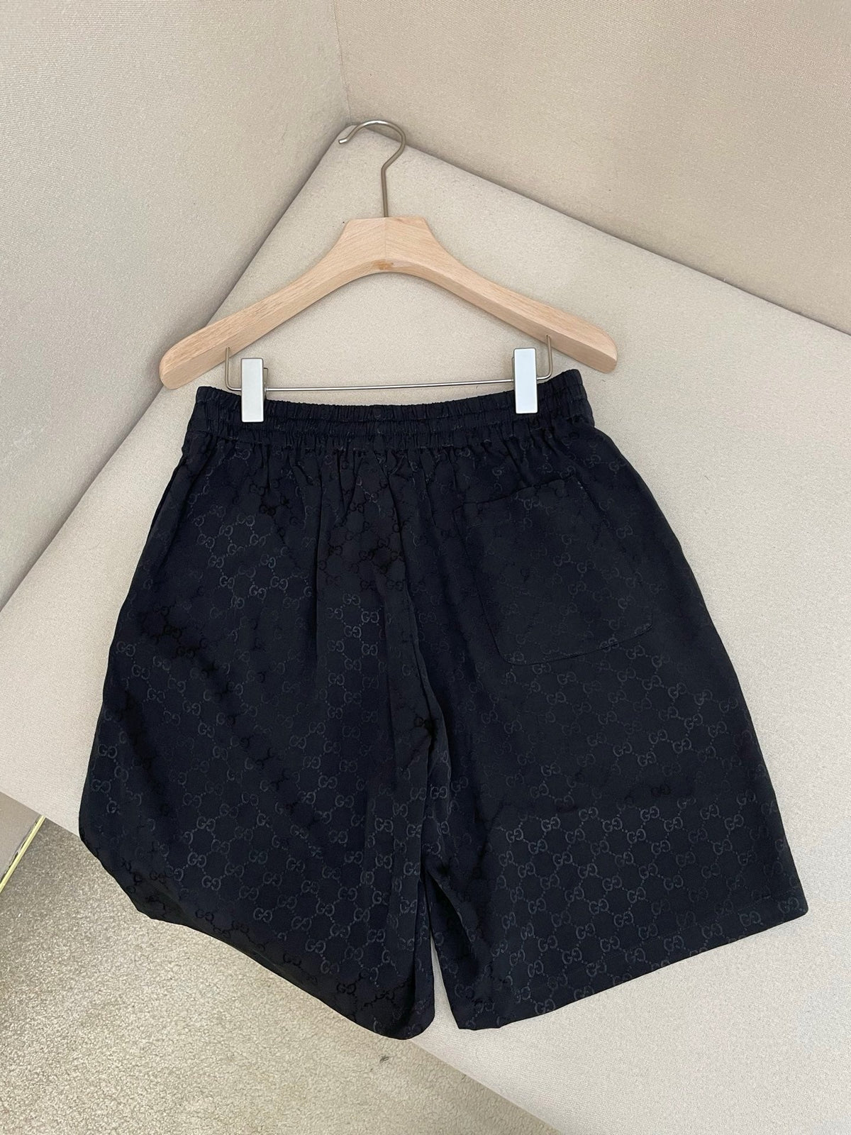 Navy Cotton Jacquard Drawstring - Men's