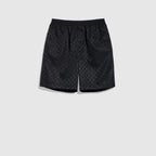 Navy Cotton Jacquard Drawstring - Men's