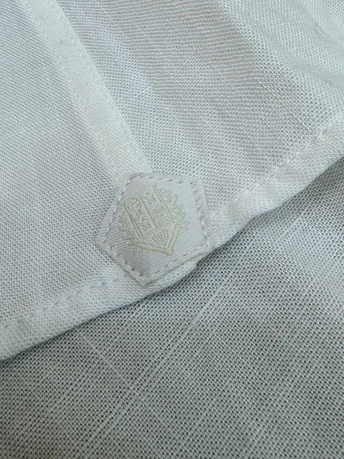 White Cotton Pocket Long-Sleeve - Men's
