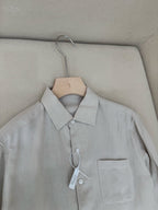 White Cotton Pocket Long-Sleeve - Men's