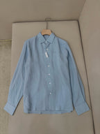 White Cotton Pocket Long-Sleeve - Men's