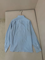 White Cotton Pocket Long-Sleeve - Men's