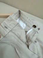 Grey Cotton Plain Wide-Leg - Men's
