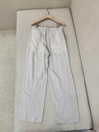 Grey Cotton Plain Wide-Leg - Men's