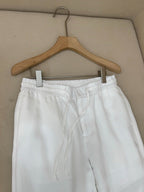 Grey Cotton Plain Wide-Leg - Men's