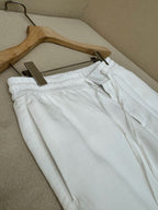 Grey Cotton Plain Wide-Leg - Men's