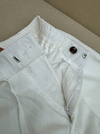 Grey Cotton Plain Wide-Leg - Men's