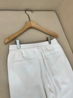 Grey Cotton Plain Wide-Leg - Men's