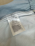 White Cotton Contrast Tie Drawstring - Men's