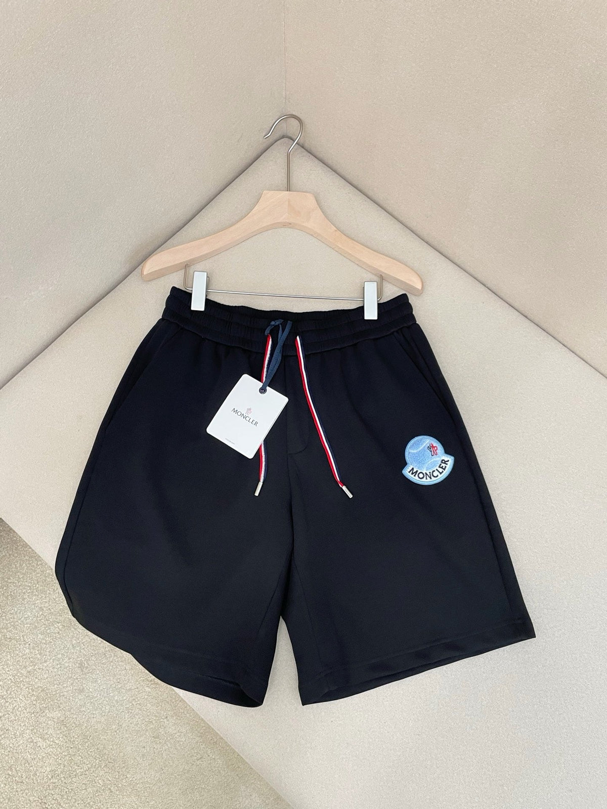 White Cotton Patch Drawstring - Men's