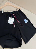 White Cotton Patch Drawstring - Men's
