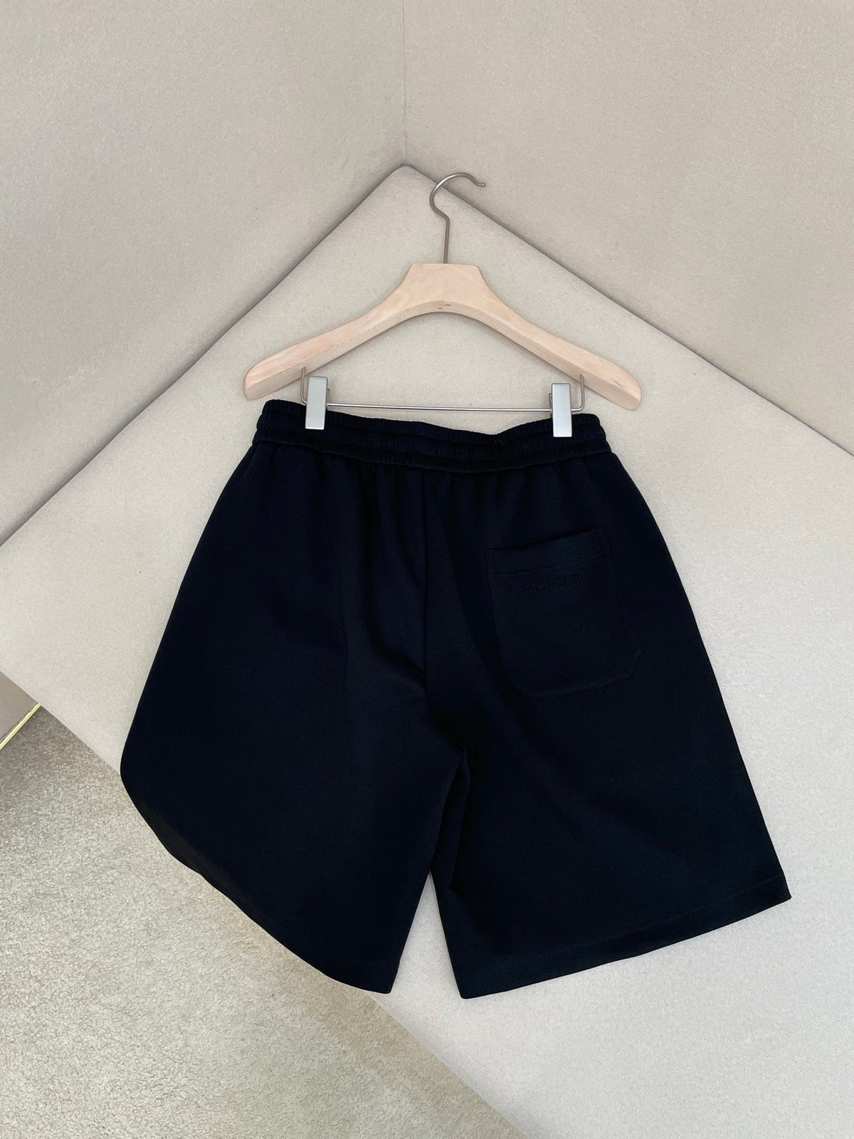 White Cotton Patch Drawstring - Men's
