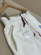 White Cotton Patch Drawstring - Men's