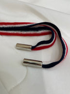 White Cotton Patch Drawstring - Men's