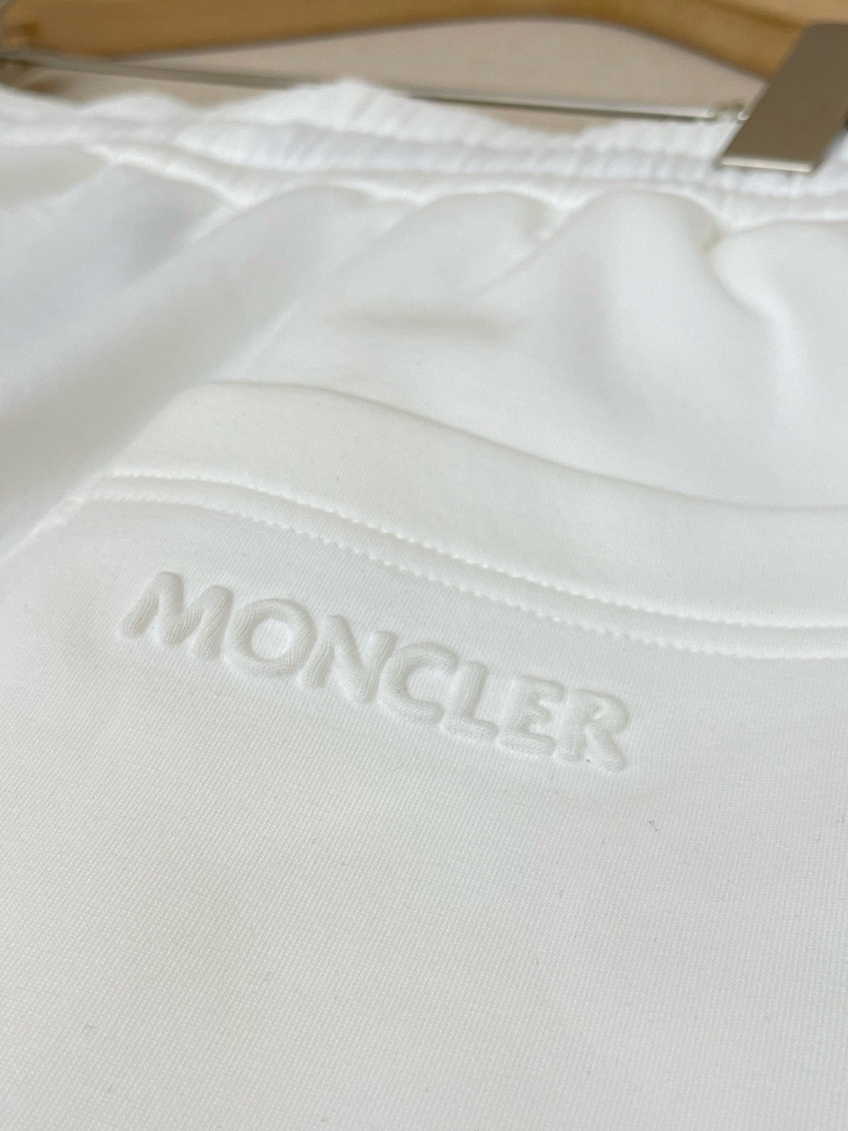 White Cotton Patch Drawstring - Men's