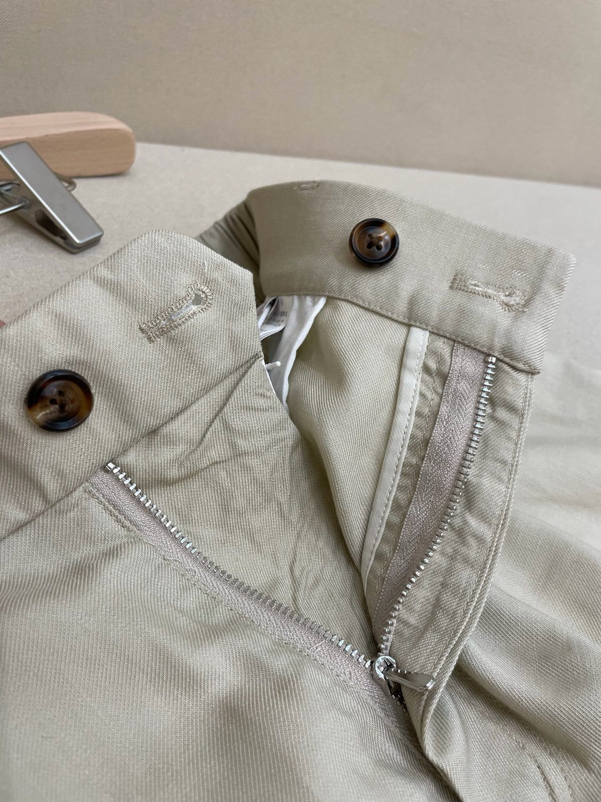 White Linen Plain Tailored - Men's
