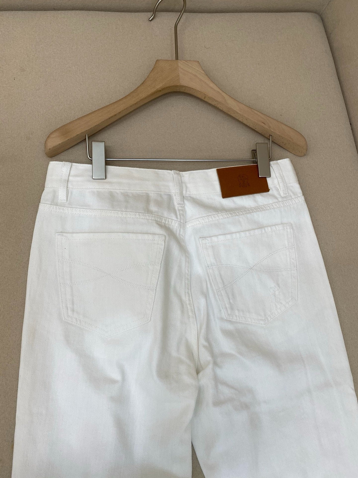 Navy Denim Plain Straight - Women's