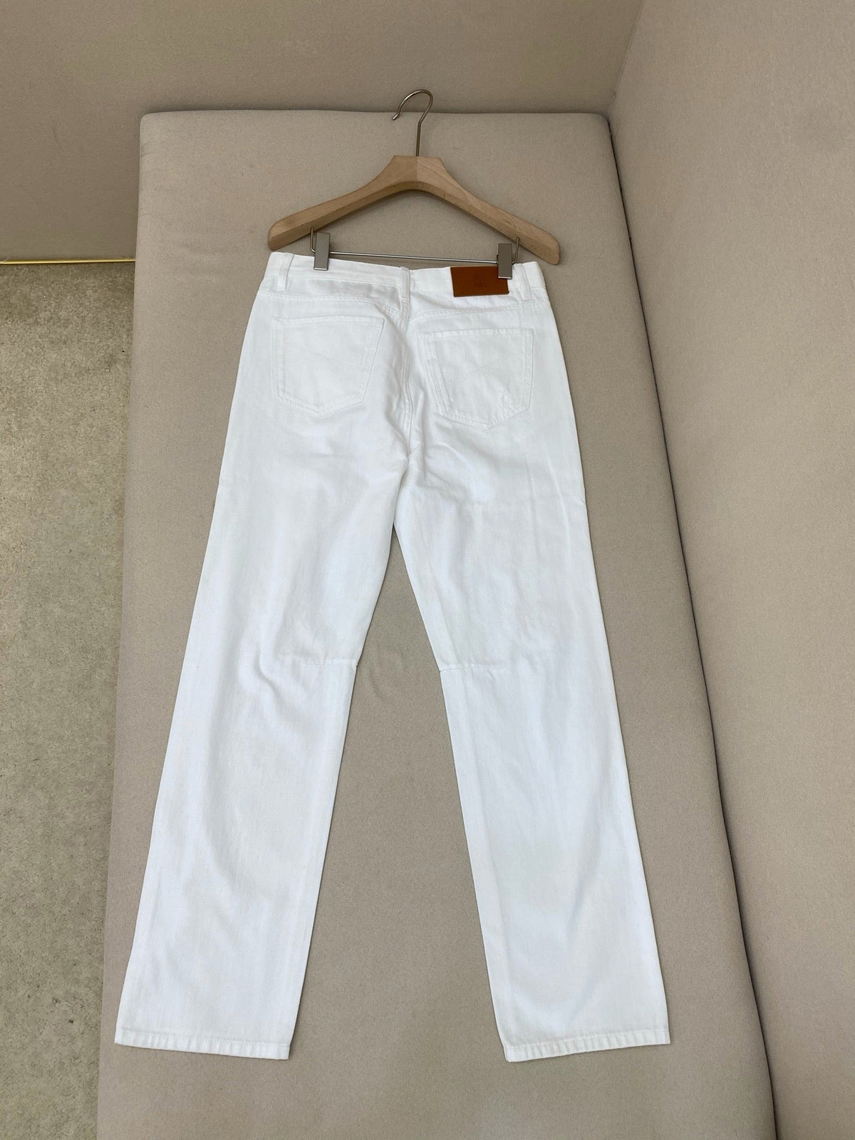 Navy Denim Plain Straight - Women's