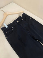 Navy Denim Plain Straight - Women's