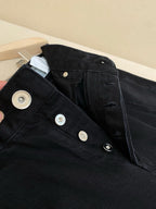 Navy Denim Plain Straight - Women's