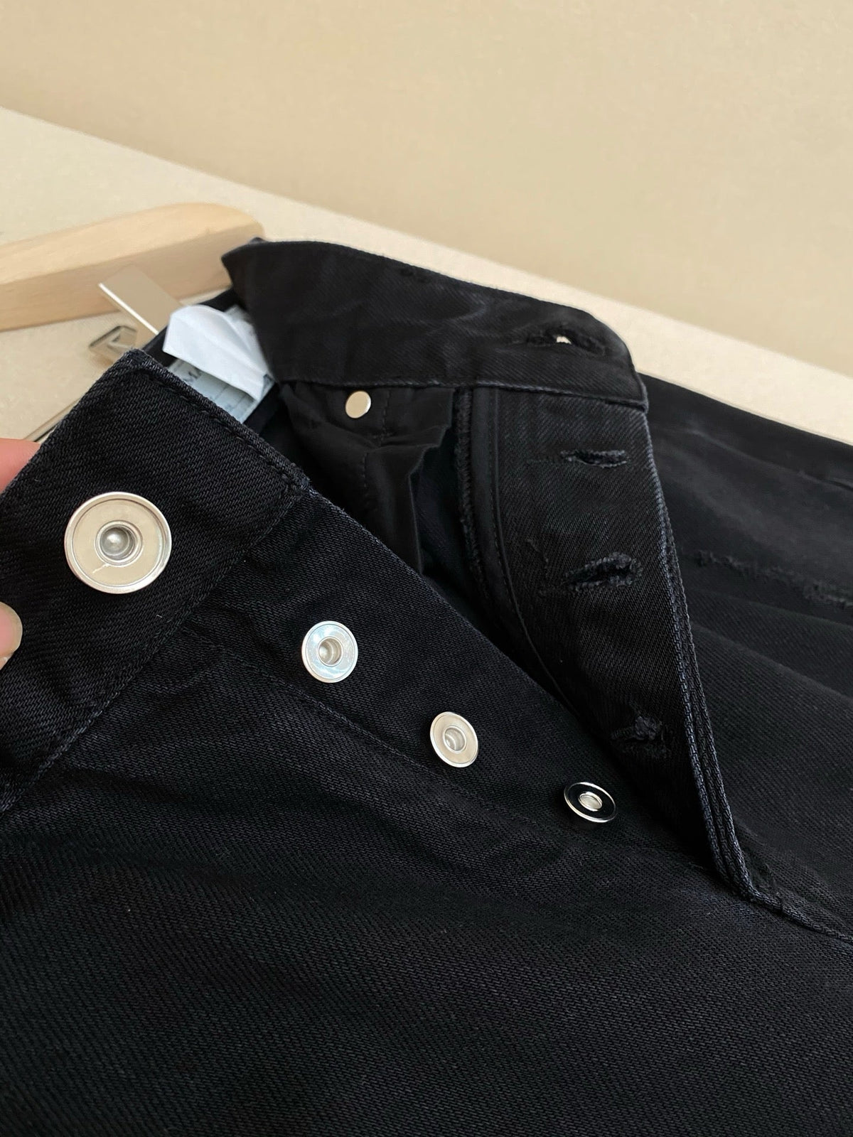Navy Denim Plain Straight - Women's