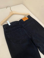 Navy Denim Plain Straight - Women's