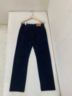 Navy Denim Plain Straight - Women's