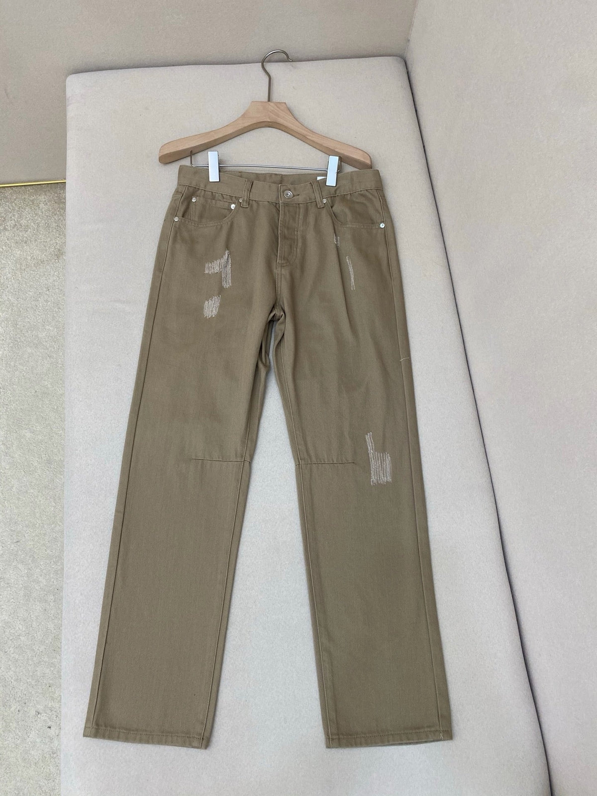 Navy Denim Plain Straight - Women's