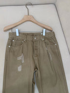 Navy Denim Plain Straight - Women's
