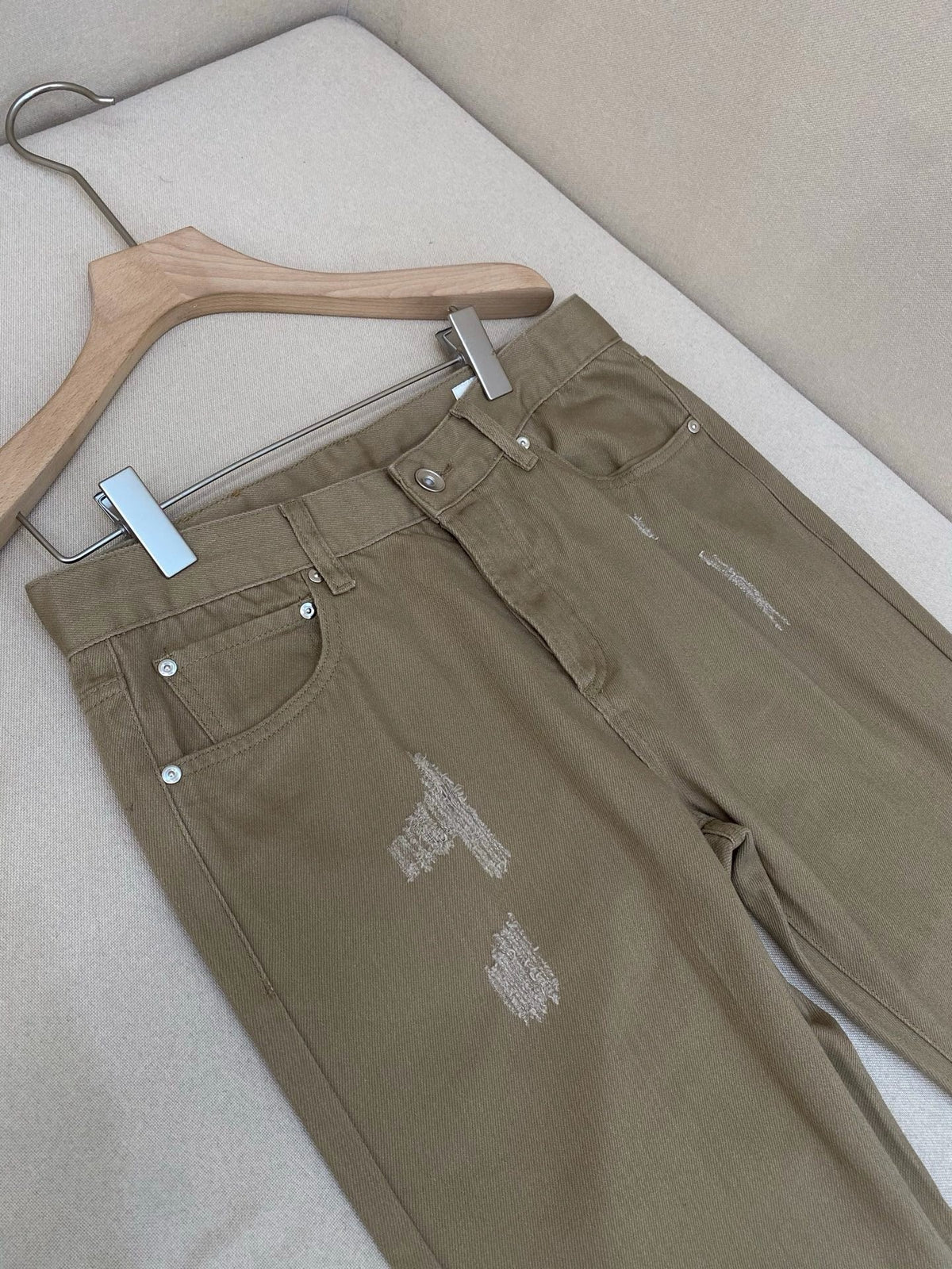 Navy Denim Plain Straight - Women's