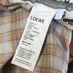 Cream Cotton Gingham Tailored - Men's