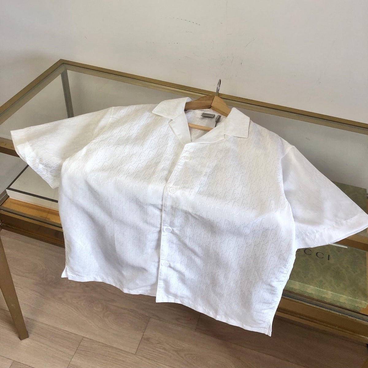 White Linen Plain Short-Sleeve - Men's