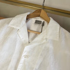 White Linen Plain Short-Sleeve - Men's