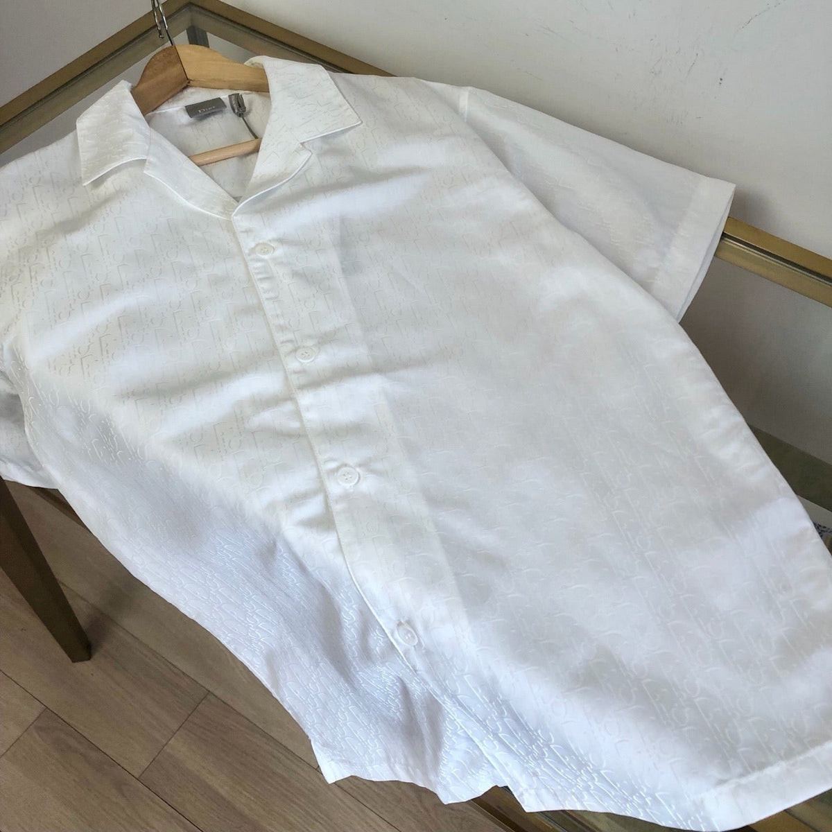 White Linen Plain Short-Sleeve - Men's