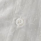 White Linen Plain Short-Sleeve - Men's