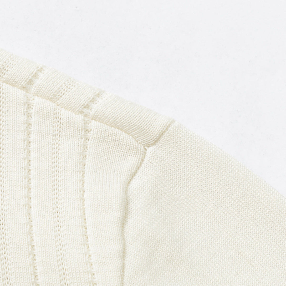 Black Knit Gold Buttons Short-Sleeve - Men's