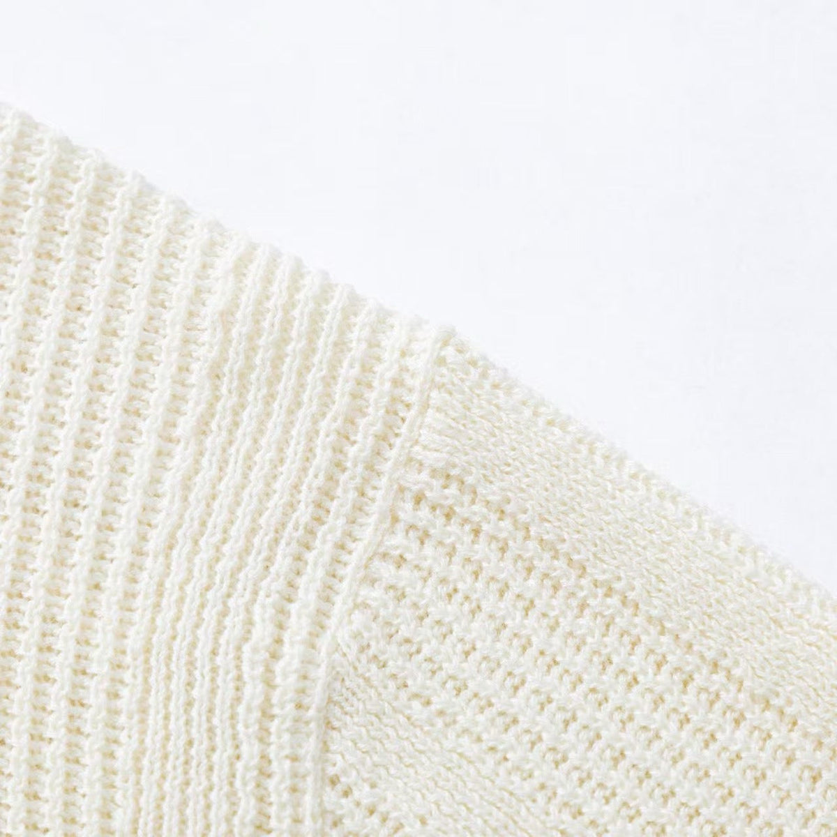 Navy Knit Contrast Collar Short-Sleeve - Men's