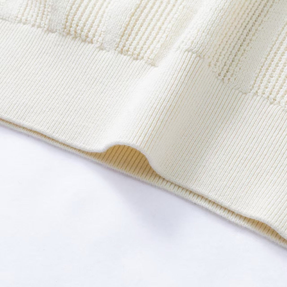 Navy Knit Contrast Collar Short-Sleeve - Men's