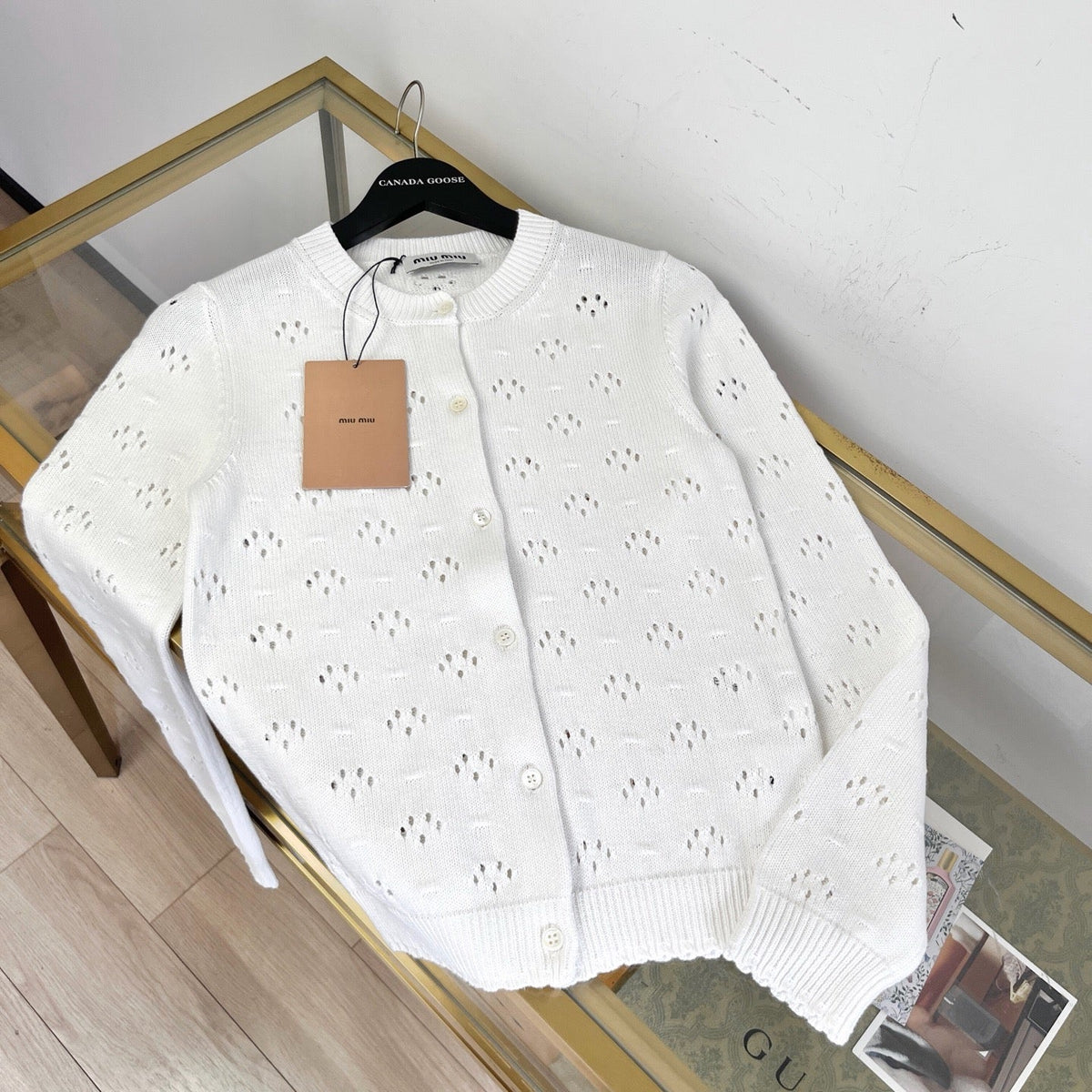 Miu White Sweater - Women's
