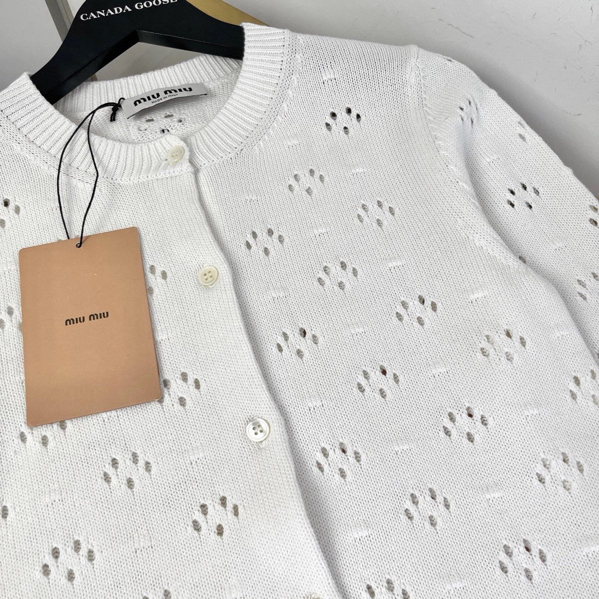 Miu White Sweater - Women's