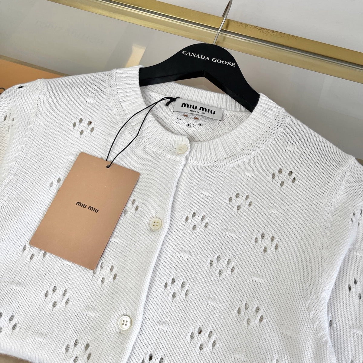 Miu White Sweater - Women's