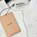 Miu White Sweater - Women's