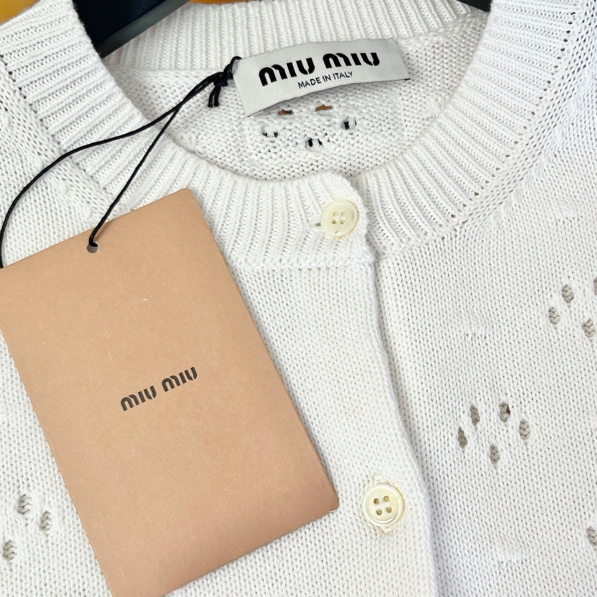 Miu White Sweater - Women's