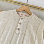 Brown Knit Ribbed Short-Sleeve - Women's
