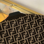 Brown Jacquard Monogram Short-Sleeve - Women's